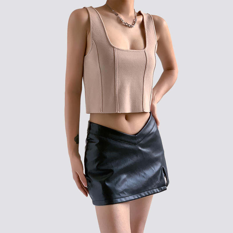 Brun issilkevest